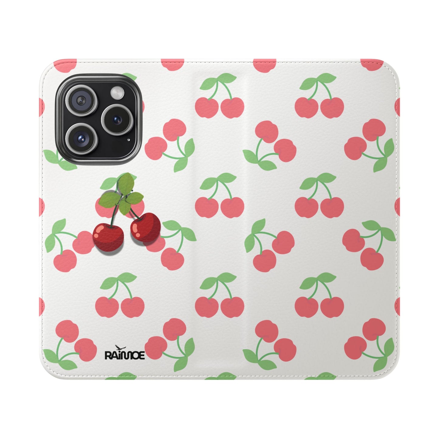Funda con tapa para iPhone Red Cherry