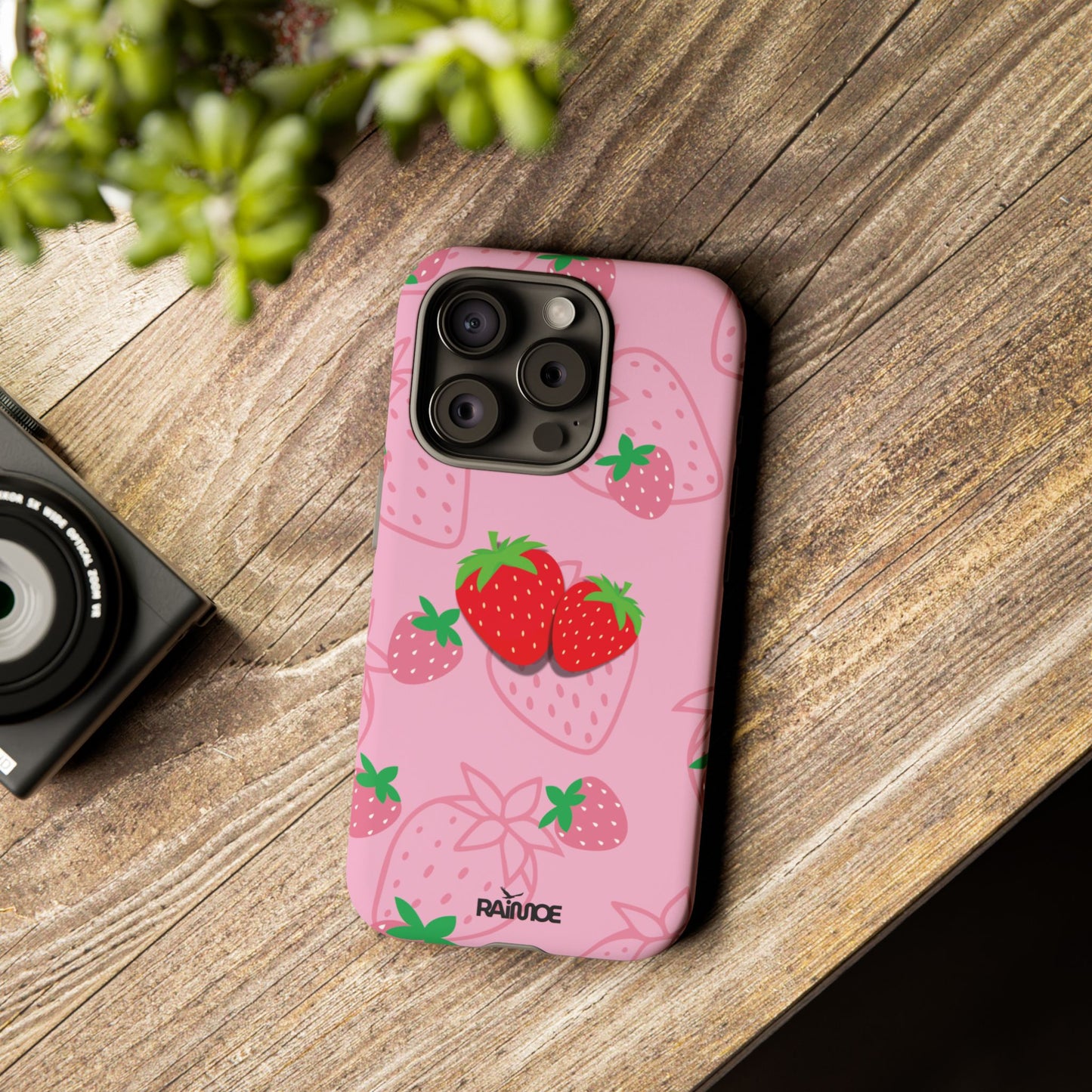 Fresa Jugosa - Funda Resistente para iPhone (Mate)