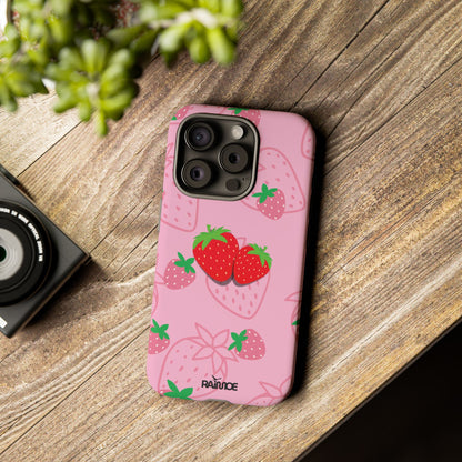 Fresa Jugosa - Funda Resistente para iPhone (Mate)
