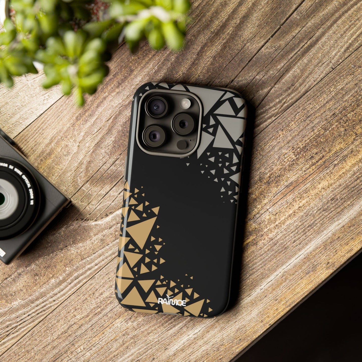 Triangles Web - iPhone Tough Case (Glossy)