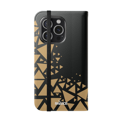 Triangles Web - iPhone Flip Case