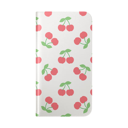 Funda con tapa para iPhone Red Cherry