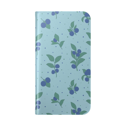 Blueberries Burst - iPhone Flip Case