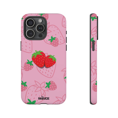 Fresa Jugosa - Funda Resistente para iPhone (Mate)