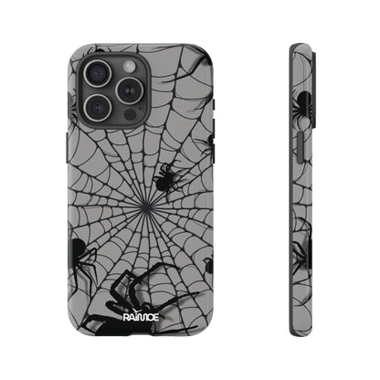 Telaraña - Funda resistente para iPhone (brillante)