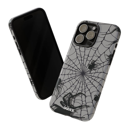 Telaraña - Funda resistente para iPhone (brillante)