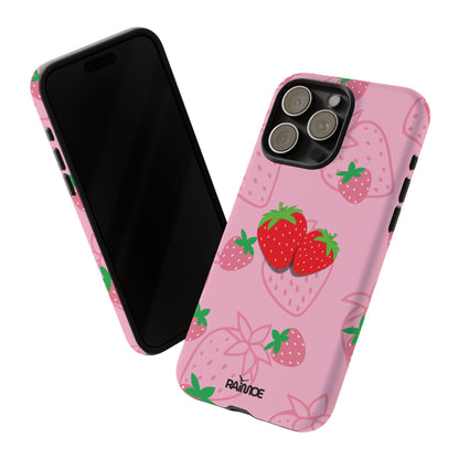 Fresa Jugosa - Funda Resistente para iPhone (Mate)