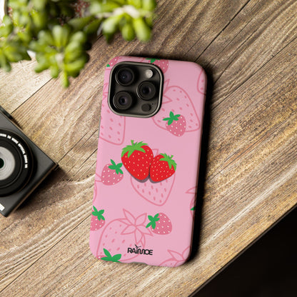 Fresa Jugosa - Funda Resistente para iPhone (Mate)