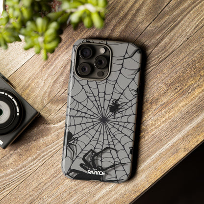 Telaraña - Funda resistente para iPhone (brillante)