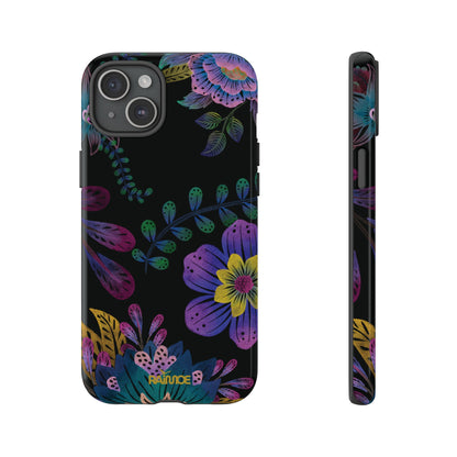 Funda resistente para iPhone (brillante) Purple Lumina
