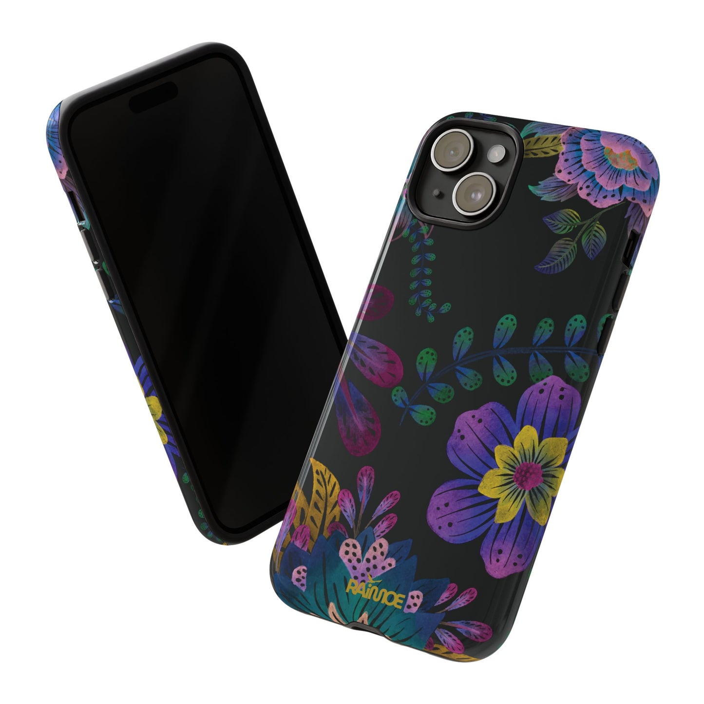 Funda resistente para iPhone (brillante) Purple Lumina