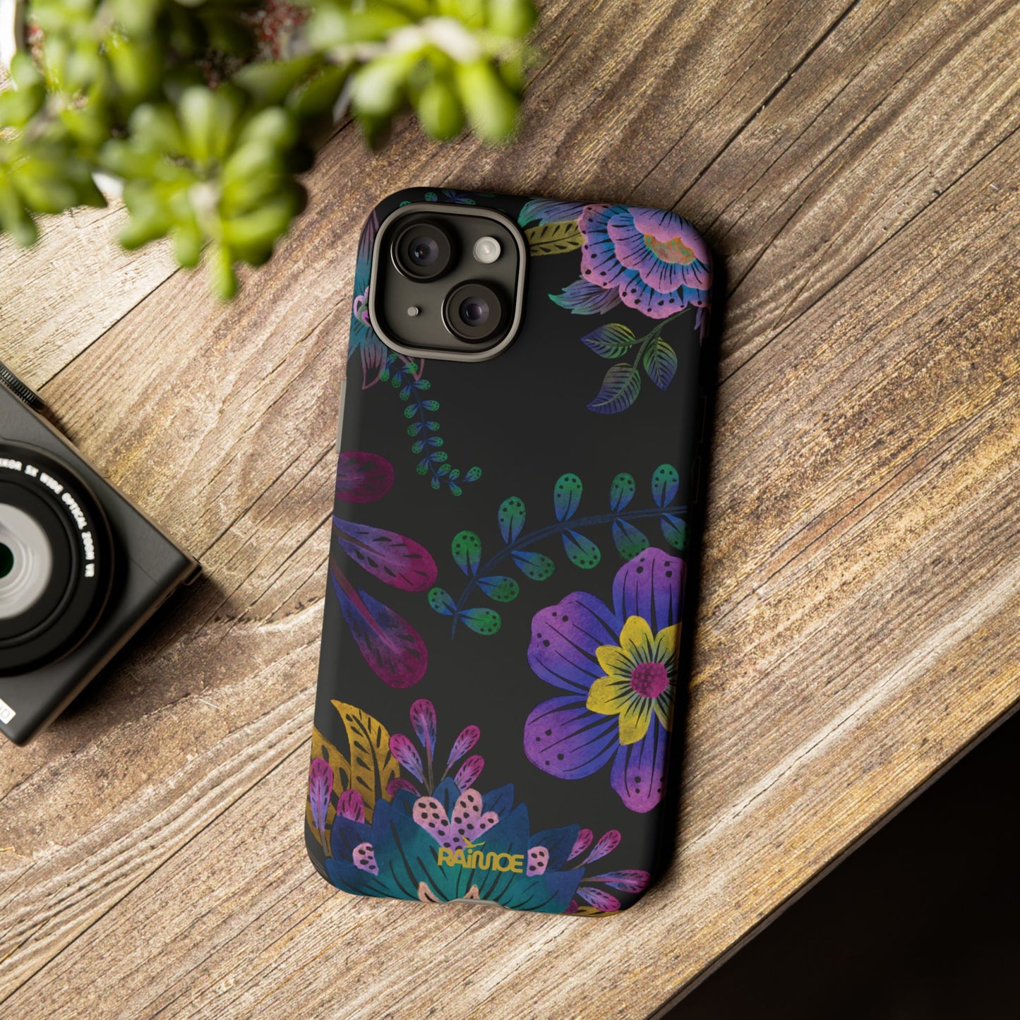 Funda resistente para iPhone (mate) Purple Lumina