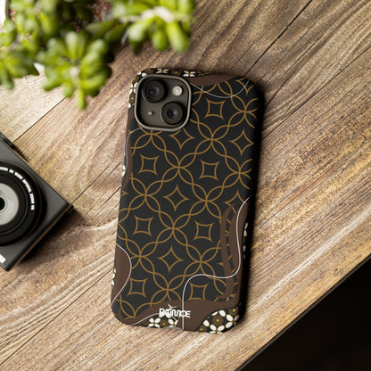 Impresión básica - Funda resistente para iPhone (mate)