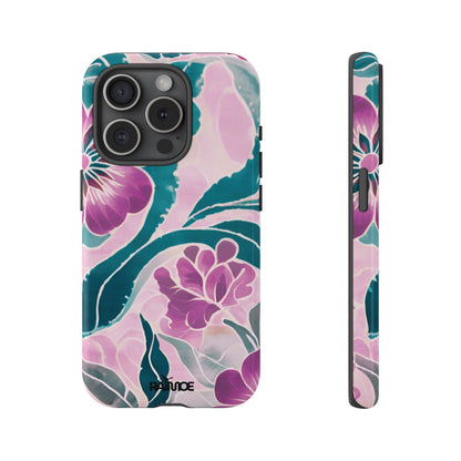 パープルビューティー - iPhone タフケース (光沢)