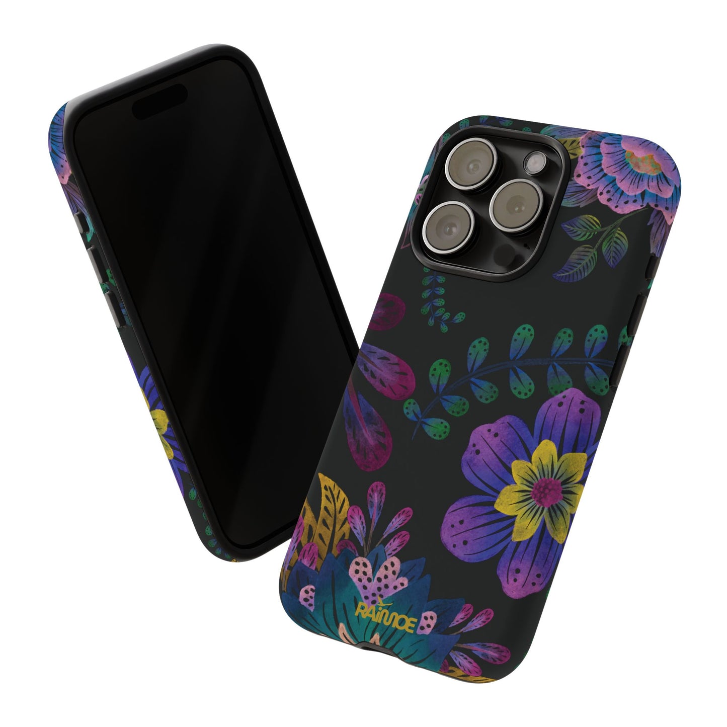 Funda resistente para iPhone (mate) Purple Lumina