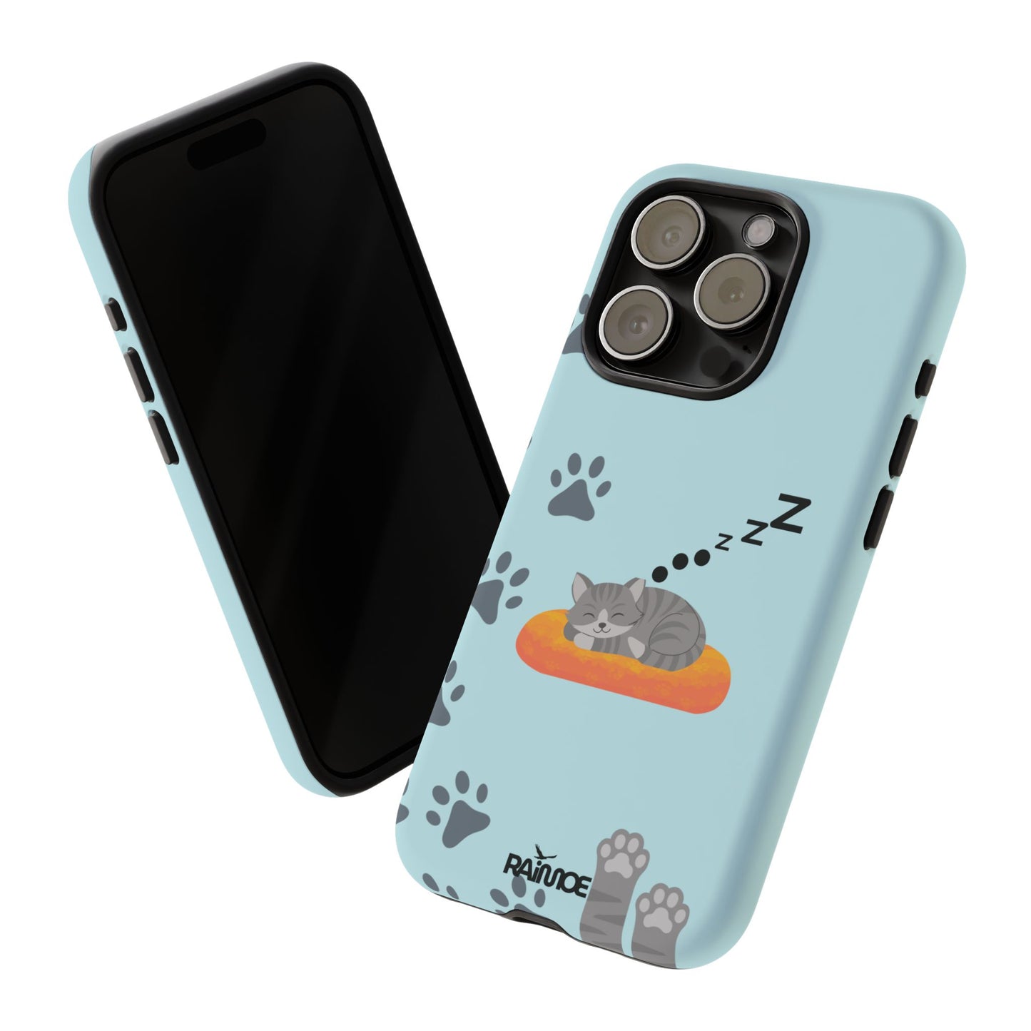 Snoozy Kitty - Funda resistente para iPhone (mate)