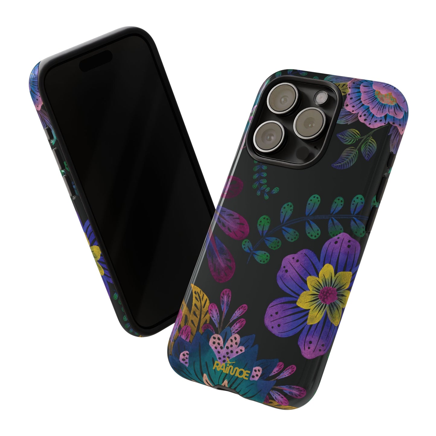 Funda resistente para iPhone (brillante) Purple Lumina