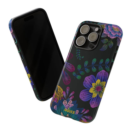 Funda resistente para iPhone (brillante) Purple Lumina