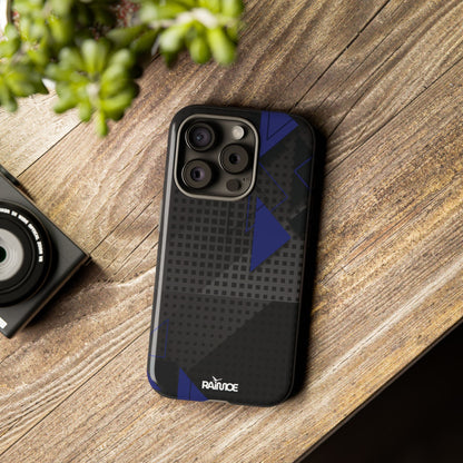 Funda resistente para iPhone (brillante) con diseño de triángulos