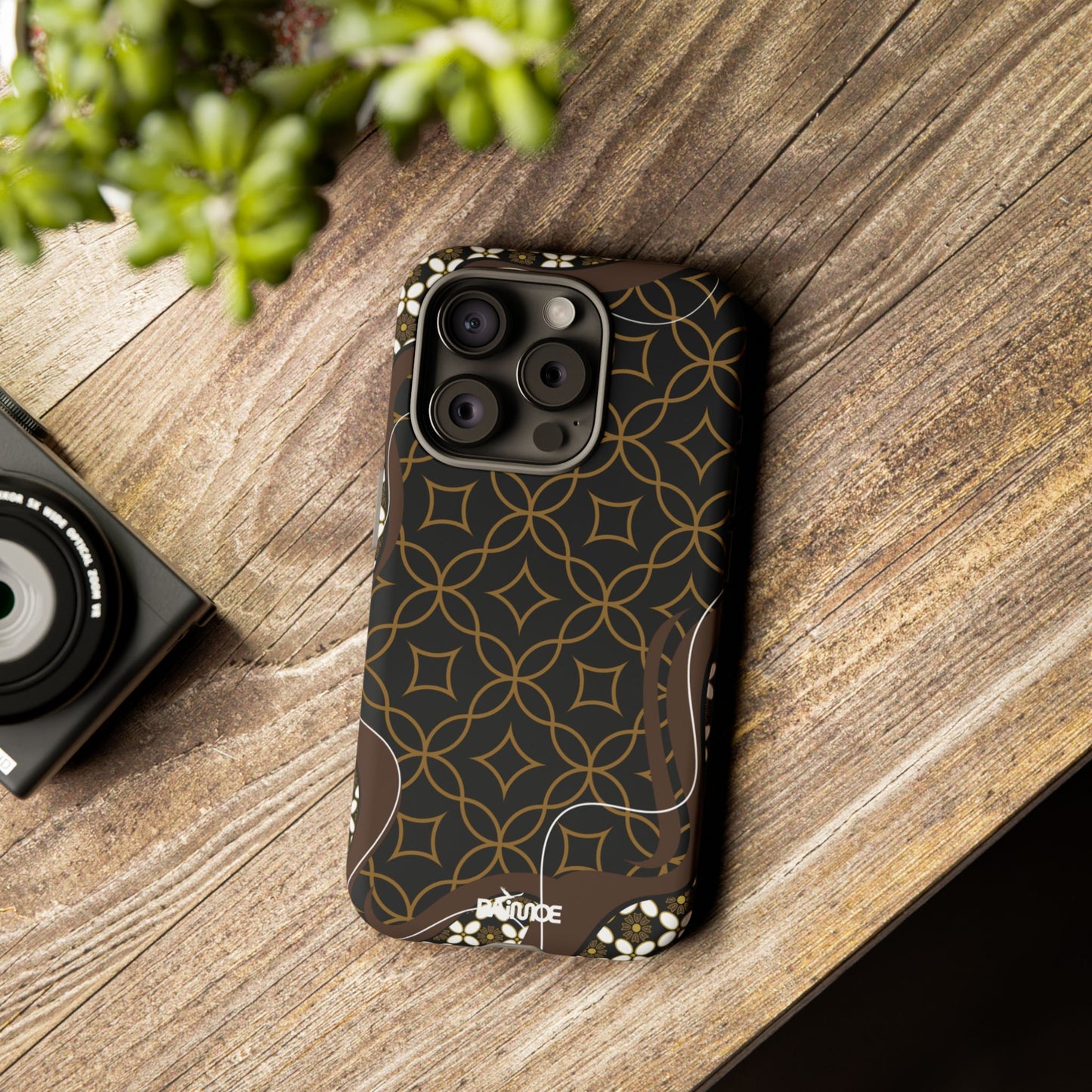 Impresión básica - Funda resistente para iPhone (mate)