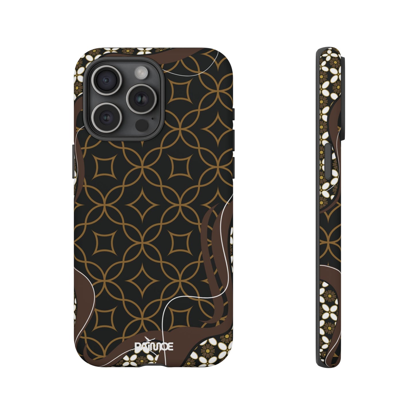 Impresión básica - Funda resistente para iPhone (mate)