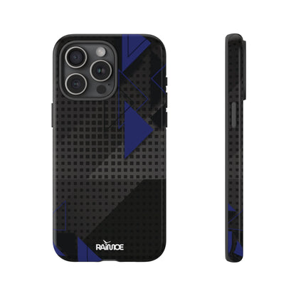 Funda resistente para iPhone (brillante) con diseño de triángulos
