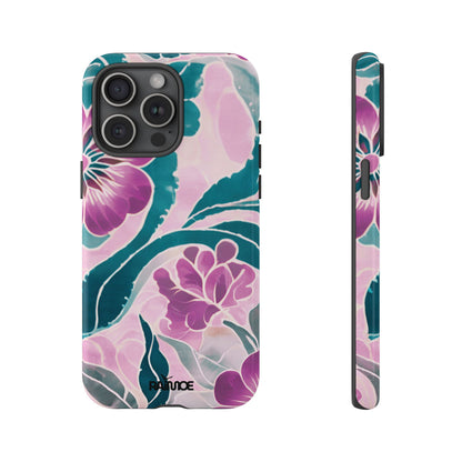 パープルビューティー - iPhone タフケース (光沢)