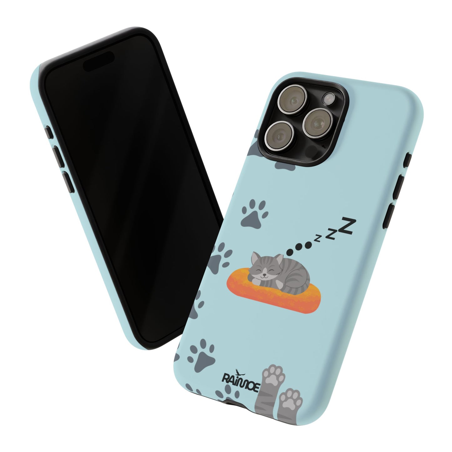 Snoozy Kitty - Funda resistente para iPhone (mate)