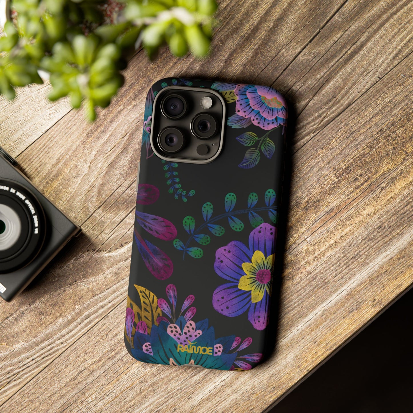Funda resistente para iPhone (mate) Purple Lumina