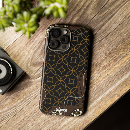Impresión básica - Funda resistente para iPhone (brillante)