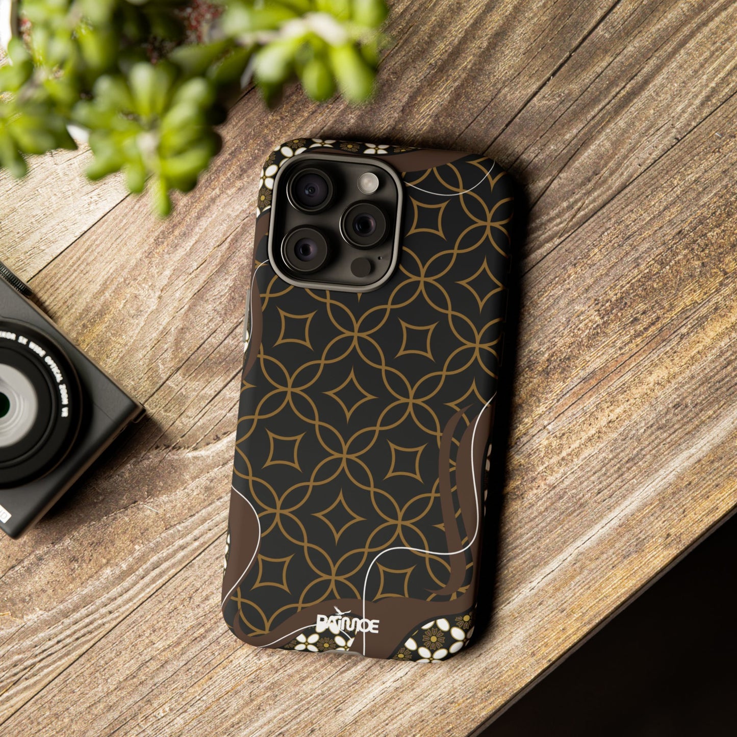 Impresión básica - Funda resistente para iPhone (mate)
