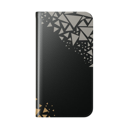 Triangles Web - iPhone Flip Case