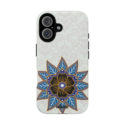 Blue Bloom - Funda resistente para iPhone (mate)