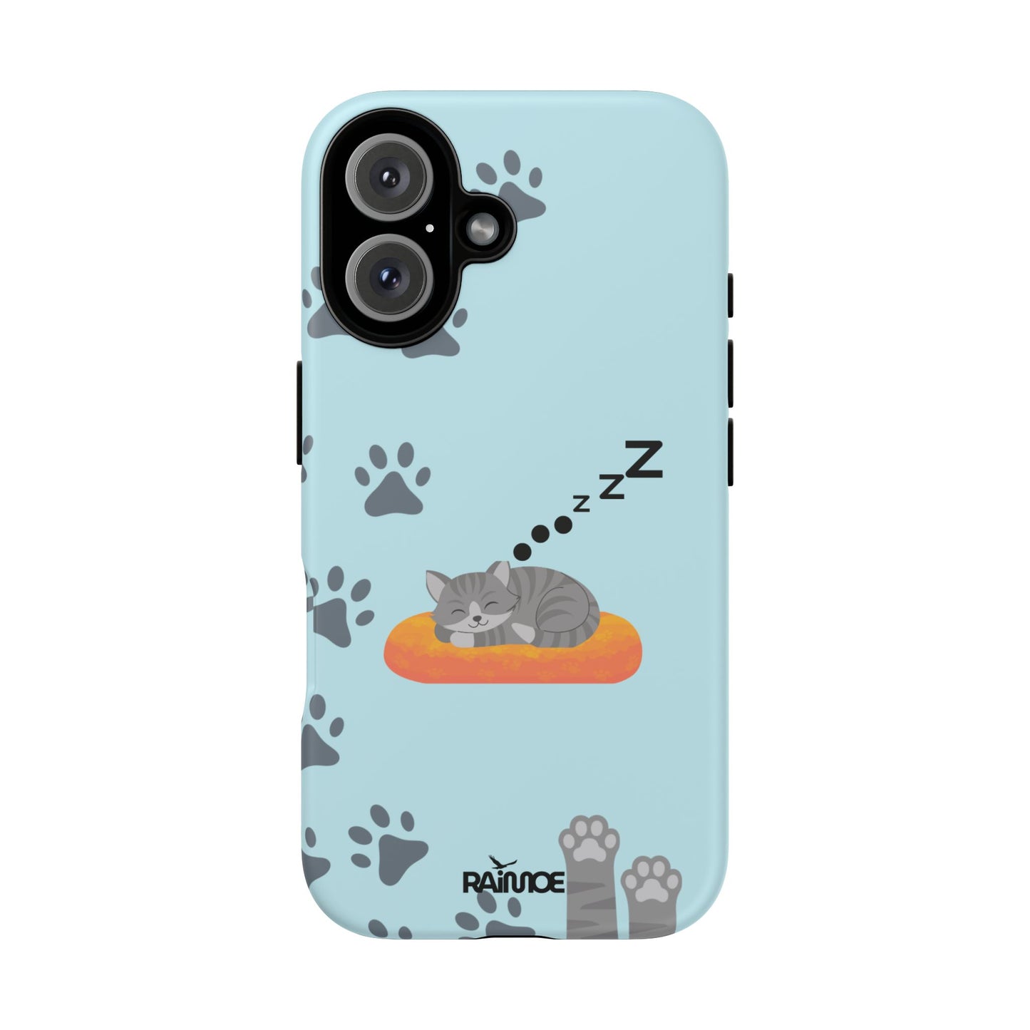 Snoozy Kitty - Funda resistente para iPhone (mate)
