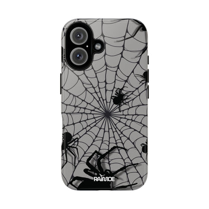 Telaraña - Funda resistente para iPhone (brillante)