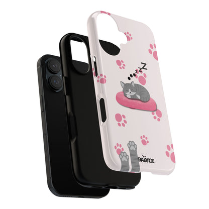 Kitty Cutie - Funda resistente para iPhone (brillante)