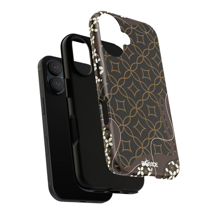 Impresión básica - Funda resistente para iPhone (mate)