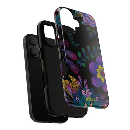 Funda resistente para iPhone (brillante) Purple Lumina