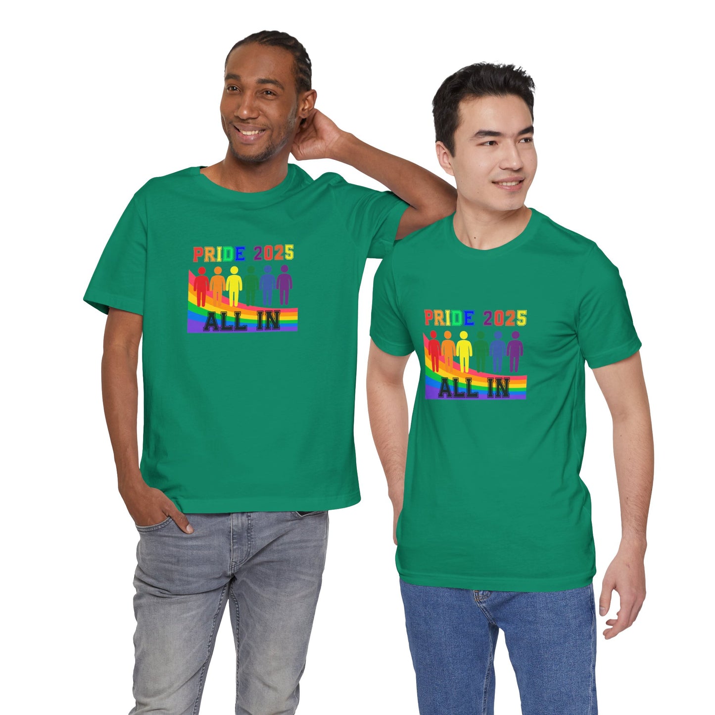 Pride 2025 All in Unisex Tee