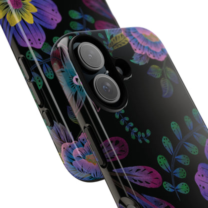 Funda resistente para iPhone (brillante) Purple Lumina