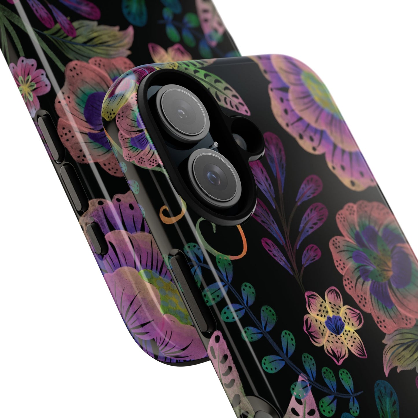 ピンク ルミナ - iPhone タフケース (光沢)