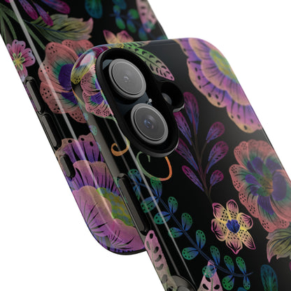 ピンク ルミナ - iPhone タフケース (光沢)