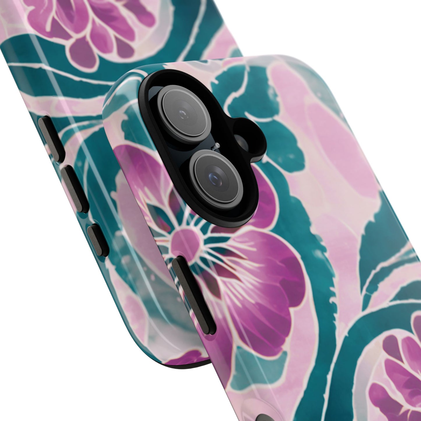 パープルビューティー - iPhone タフケース (光沢)