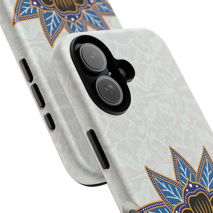 Blue Bloom - Funda resistente para iPhone (mate)