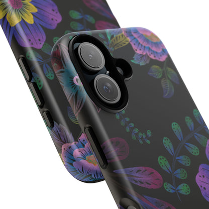 Funda resistente para iPhone (mate) Purple Lumina