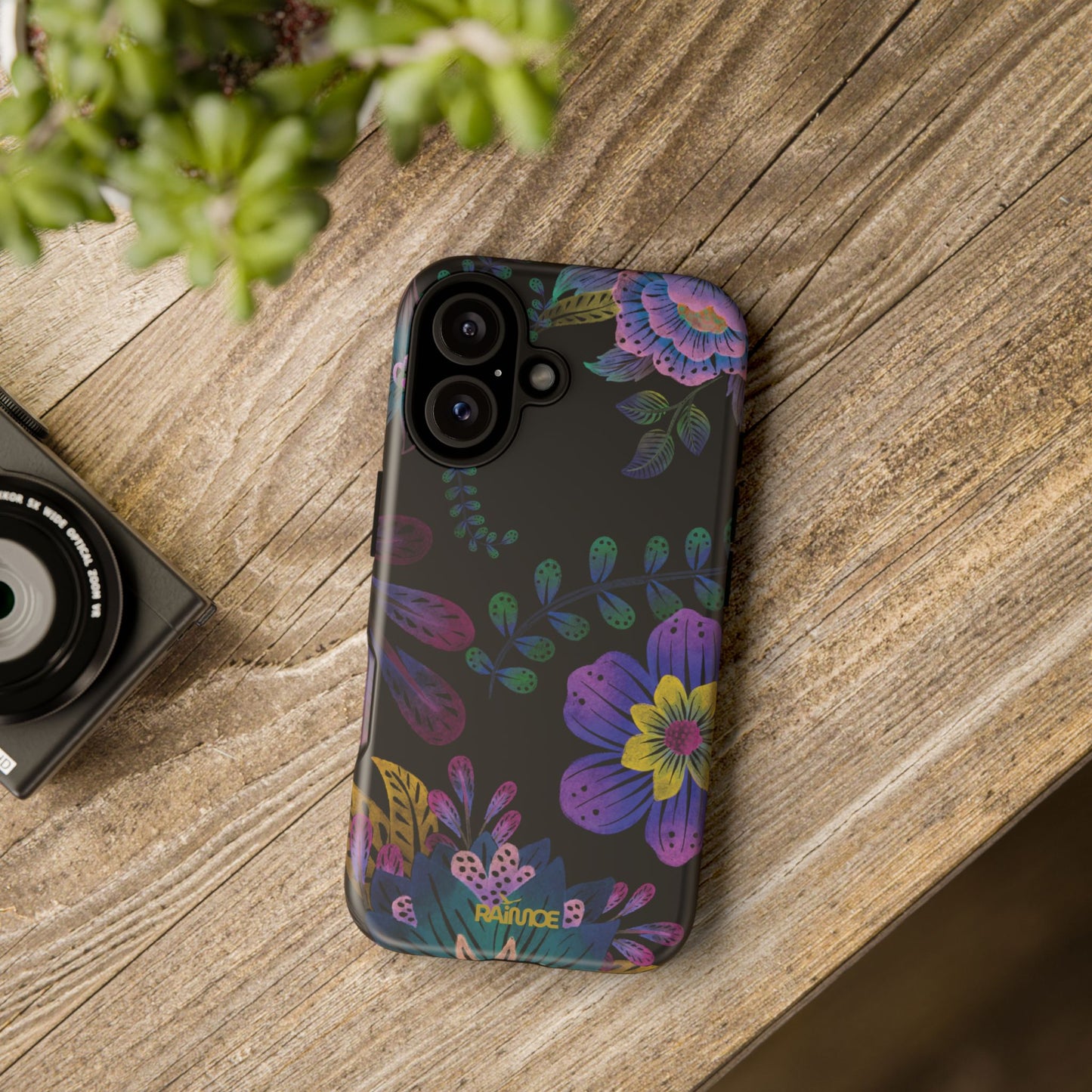 Funda resistente para iPhone (mate) Purple Lumina