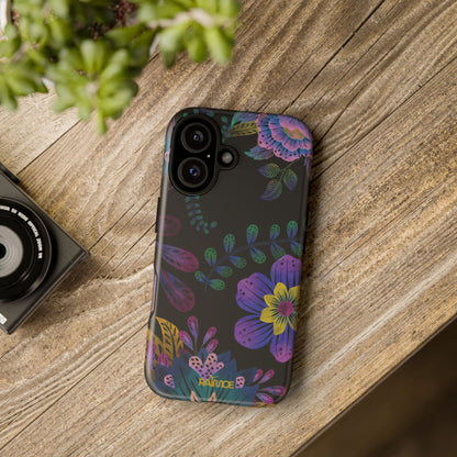 Funda resistente para iPhone (mate) Purple Lumina