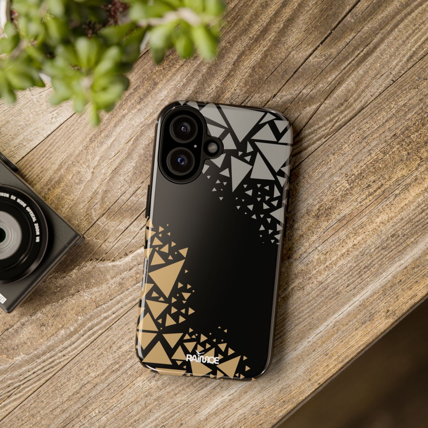 Triangles Web - iPhone Tough Case (Glossy)
