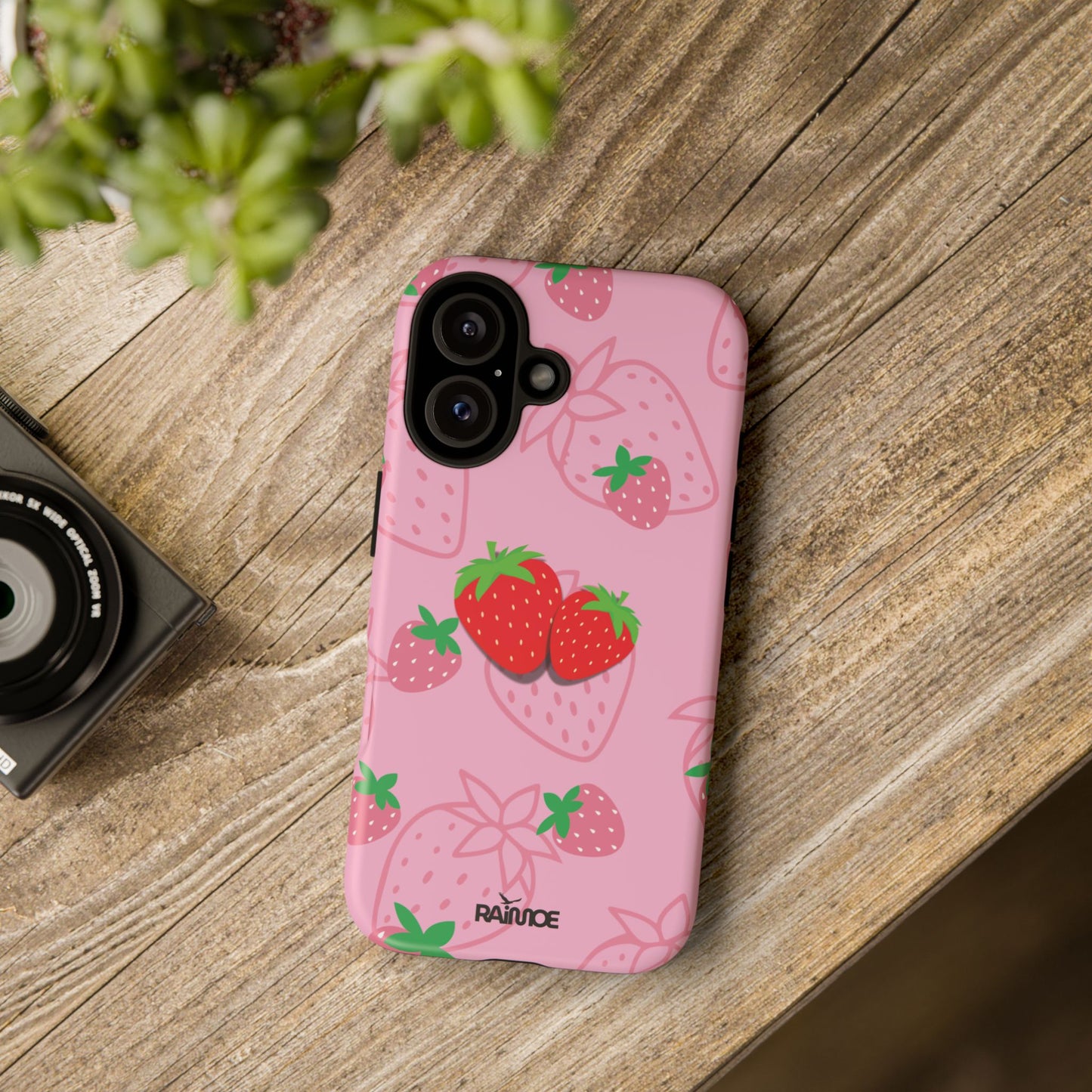 Fresa Jugosa - Funda Resistente para iPhone (Mate)