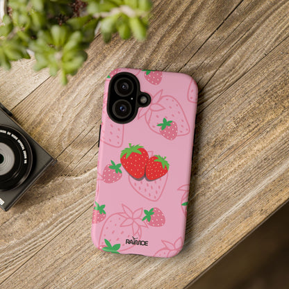 Fresa Jugosa - Funda Resistente para iPhone (Mate)
